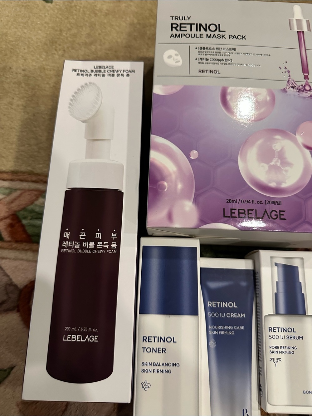 Lebelage Retinol Skincare Set - Purple